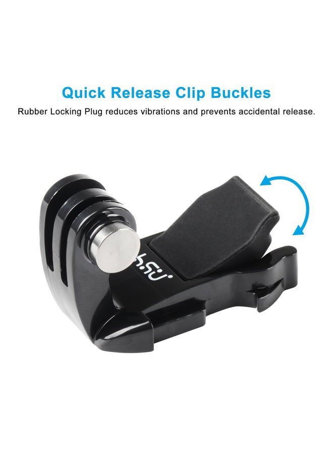HSU Cameras Grab Bag for GoPro, Including Quick Release Buckle Mount, J-Hook Buckle Mount, Adhesive Mounts and Thumb Screws - Image 3