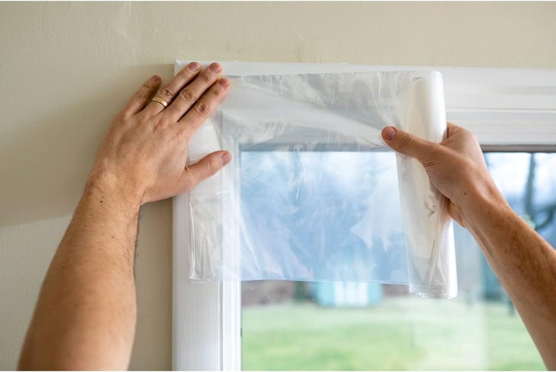 Duck Brand Max Strength Heavy Duty Window Kit: 62 in. x 126 in. (Clear) / 3 Pieces Max-Strength - Image 2