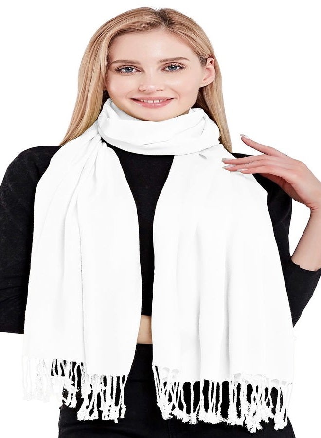 CJ Apparel شال نيبالي بتصميم شرابات بلون أبيض لامع، وشاح، غطاء رأس، بشت، مصنوع يدويًا في نيبال، جديد - Image 4
