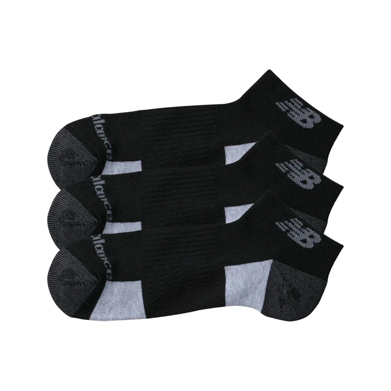 New Balance Black Performance Cushioned Lowcut 3 Pack  | Best Price UAE