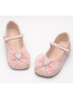 Generic Girls' leather shoes new style children's soft sole crystal princess shoes bow stage performance shoes  - Image 5