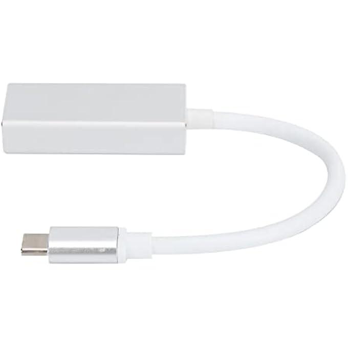 rayihni TYPE-C TO MINI DP ADAPTER, TYPE-C TO DISPLAYPORT ADAPTER PRACTICAL RELIABLE 4K CONVENIENT FOR PROFESSIONAL USE FOR COMPUTER FOR GENERAL PURPOSE FOR LAPTOPS - Image 1