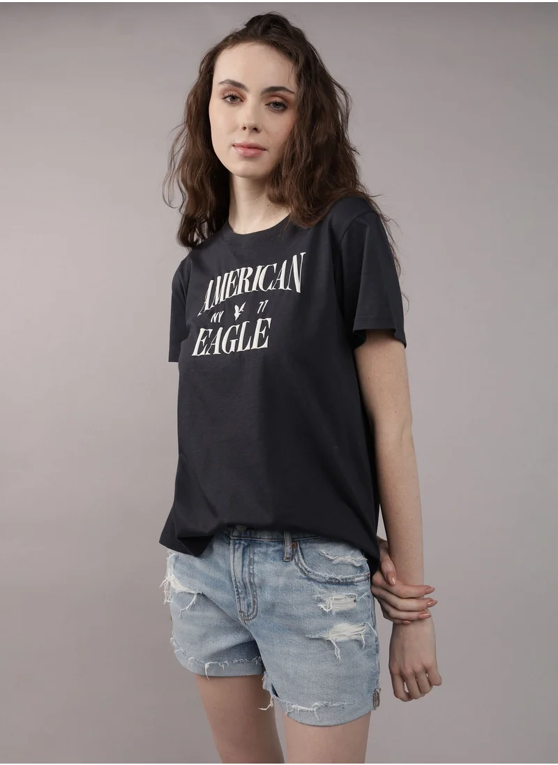 امريكان ايجل AE Branded Graphic T-Shirt