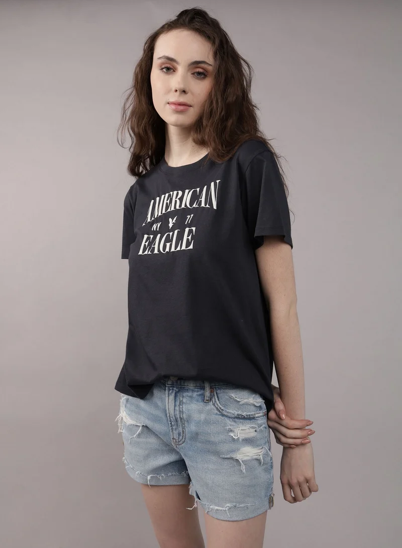 American Eagle AE Branded Graphic T-Shirt