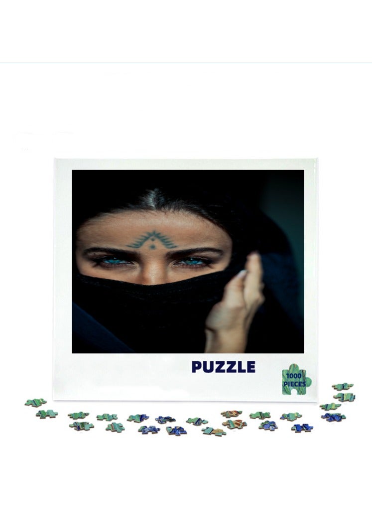 Anna 1000-Piece Thick Paper Puzzle for Stress Relief and Decoration - Image 1