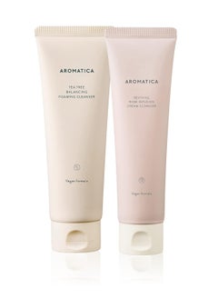 AROMATICA AROMATICA Tea Tree Cleanser + Rose Cleanser 