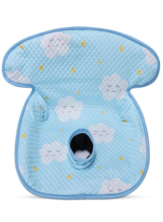 COOLBEBE Car Seat Protector for Potty Training, Dry Waterproof Car Seat Liner Toilet Training for Baby Infant Toddler, Piddle Pads Cover Car Seat Pad for Strollers & Carseat (Blue) - Image 1