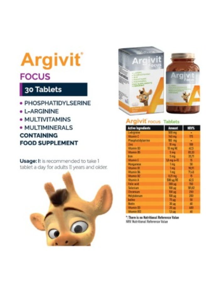 Argivit Focus Tablet 30 nos - Image 2