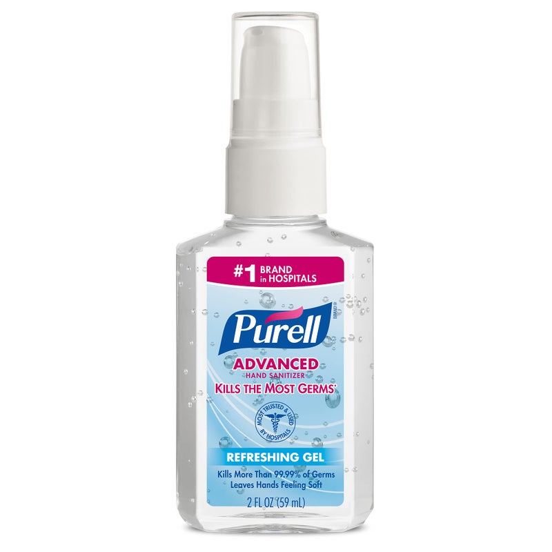 Purell جيل مطهر اليدين بوريال المتقدم المنعش 2 أونصة (عبوة من 10) - Image 1