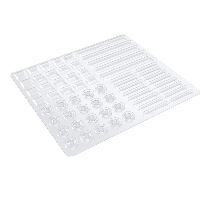 Xfenvs Cabinet Door Bumpers, 61 PCS Clear Soft Rubber Bumper Pads, Strong Self-Adhesive Cabinet Stoppers Multi-Shape Suitable for Different Furniture Sound Dampening Buffer Pads (1 Pack 4 Sizes, Clear) - Image 2