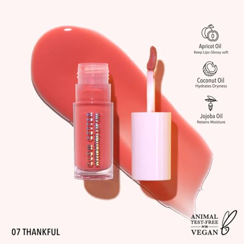Moira Glow Getter Hydrating Lip Oil 007 Thankful - Image 3