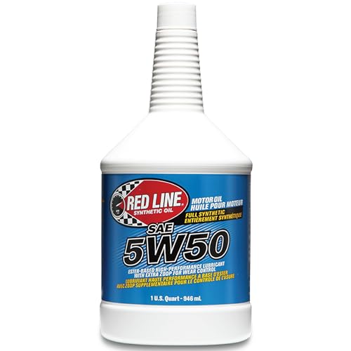 Red Line 11604 SAE 5W50 Fully Synthetic Motor Oil - 1 Quart - Image 1