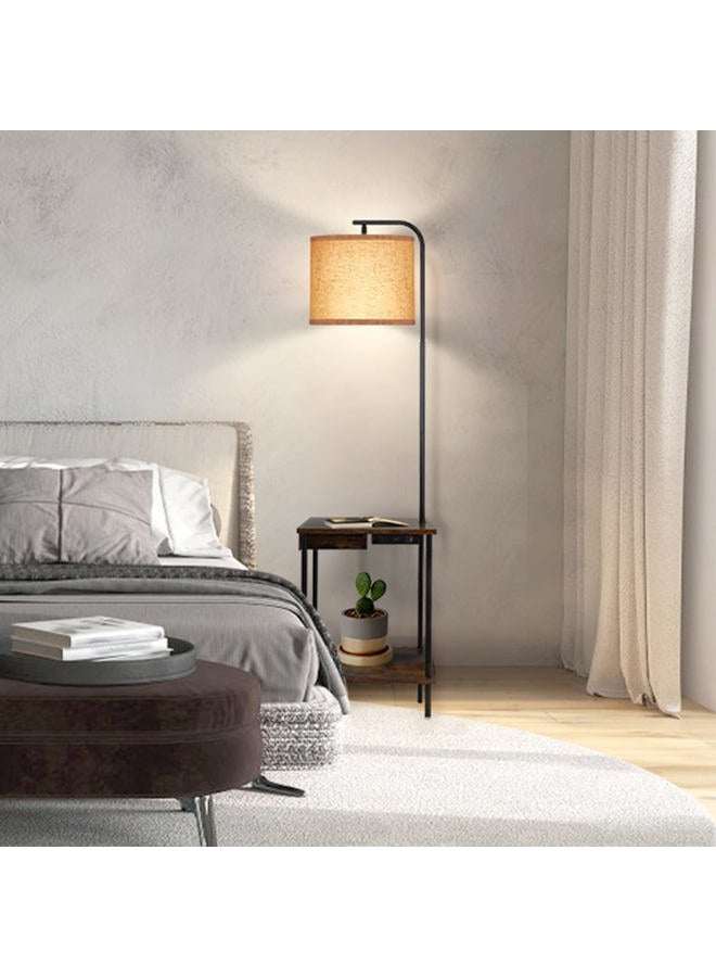 OUTON Floor Lamp with 2 Table Grey - Image 2