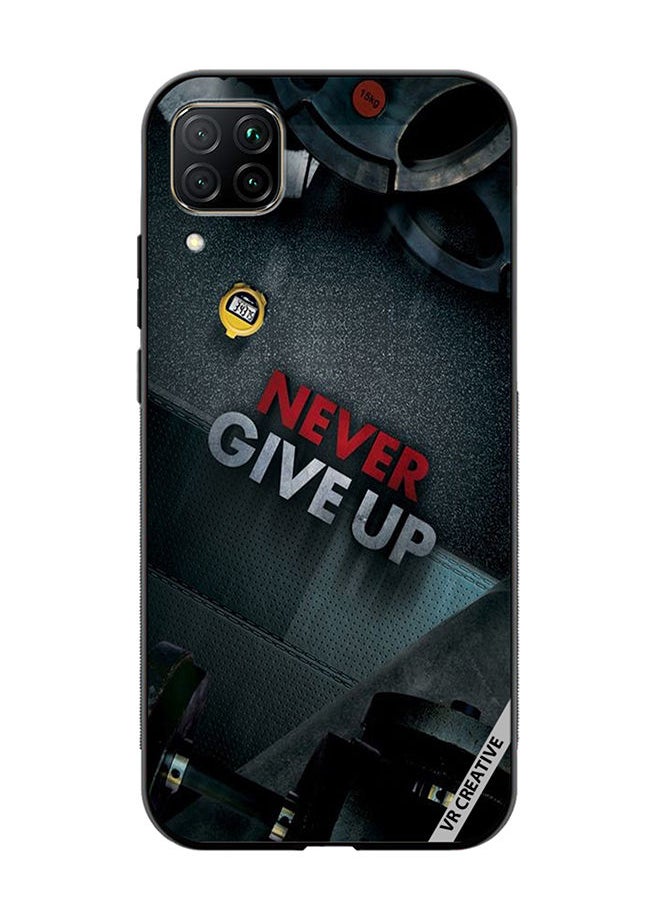 VR CREATIVE Protective Case Cover For Huawei Nova 7i/P40 Lite Never Give Up Design Multicolour  - Image 1