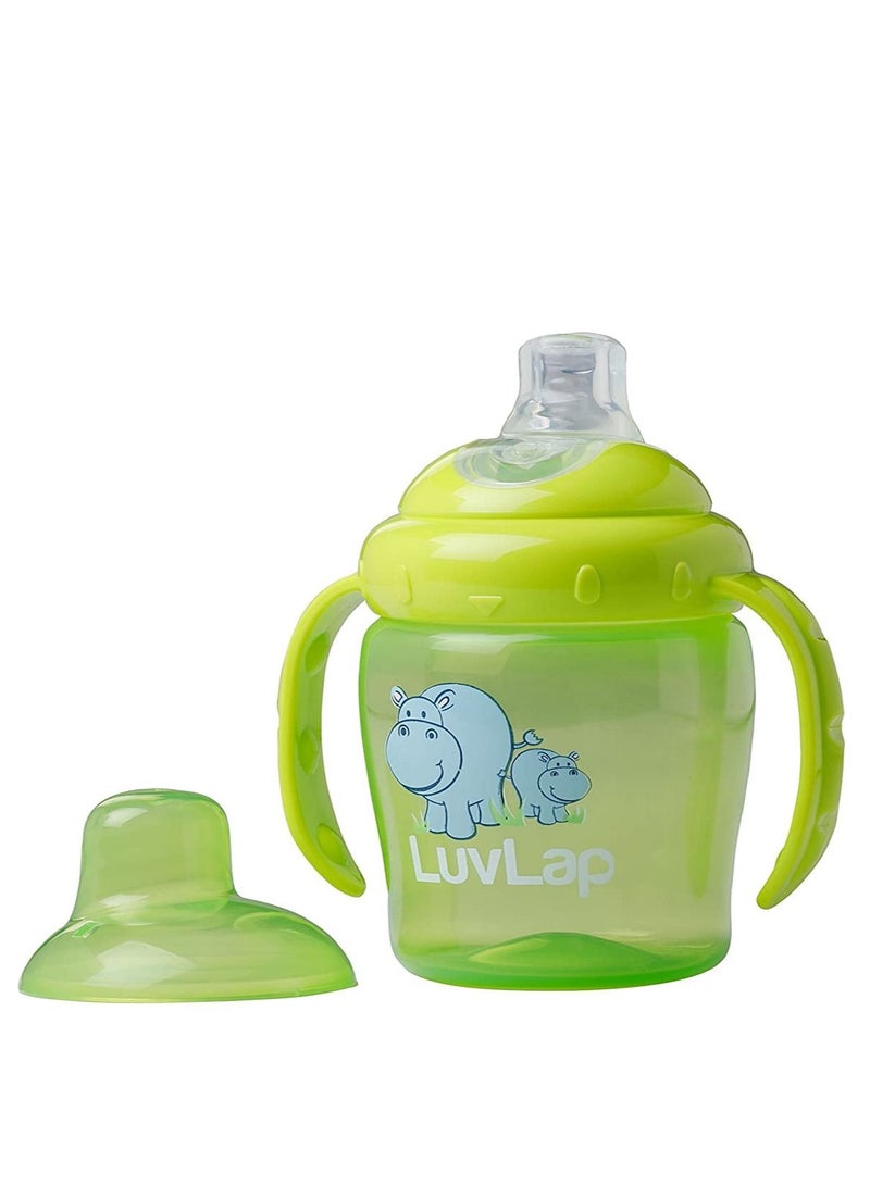 Luvlap Hippo Anti Spill Sippy Cup for Infant Toddler 225ml - Image 2