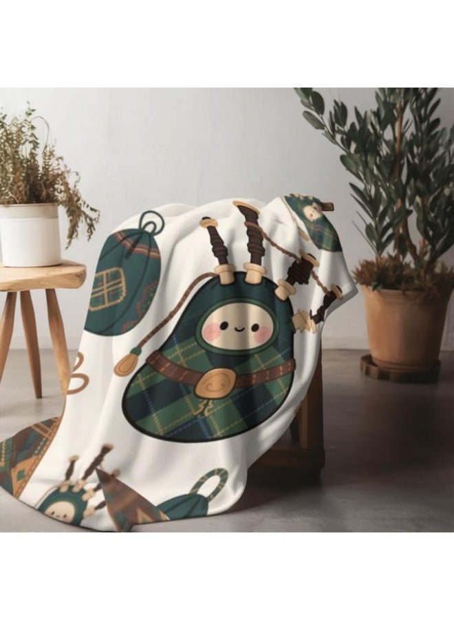 عام بطانية رقيقة من الفانيلا (حرارة ومريحة، ومناسبة للنوم واستخدام اللعبة والغبار والرمل) 150 سم * 200 سم - 826 - Image 5