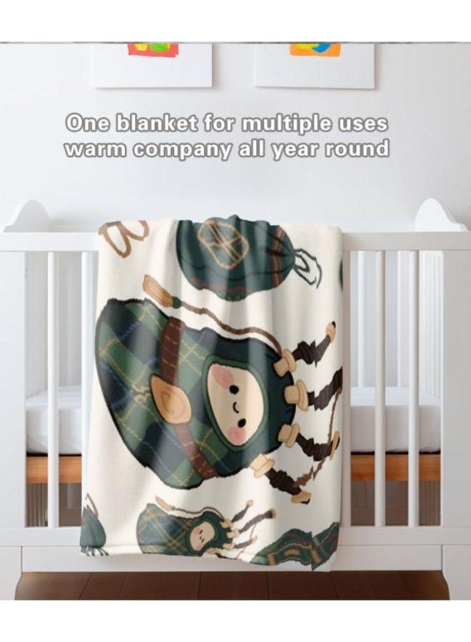 عام بطانية رقيقة من الفانيلا (حرارة ومريحة، ومناسبة للنوم واستخدام اللعبة والغبار والرمل) 150 سم * 200 سم - 826 - Image 1