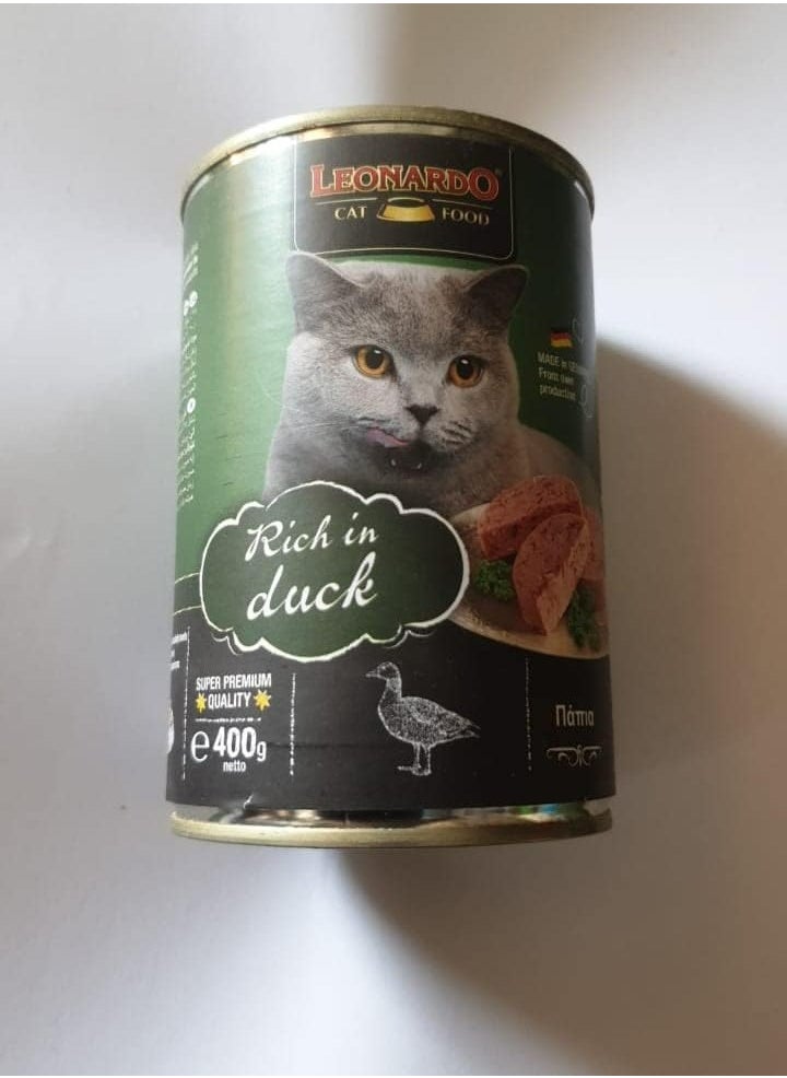 Leonardo Leonardo Cat Food Rich In Duck 400g 