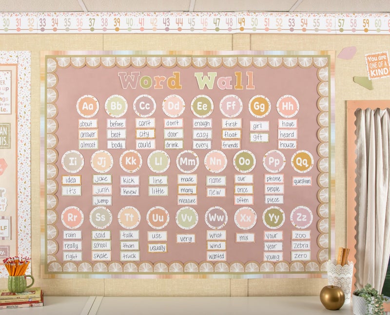 Teacher Created Resources موارد تم إنشاؤها بواسطة المعلم حواف طبيعية مقطوعة بشكل متموج - 50 قدم - لتزيين لوحات الإعلانات، الجدران، المكاتب، النوافذ، الأبواب، الخزائن، المدارس، الفصول الدراسية، التعليم المنزلي والمكاتب - Image 5