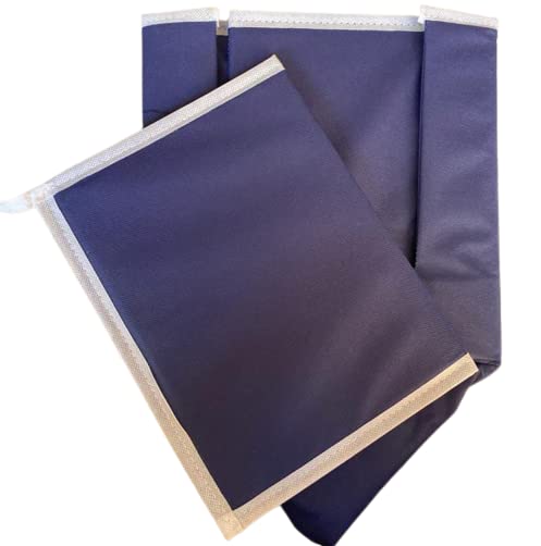 Special One Creation Special One Creation Wardrobe Organizer Non Woven Shirt Stacker and Foldable Storage Organiser for Clothes Organiser Shirt Stacker Organizer For Saree Pants Jeans Tshirt Blue Only 6 Pc  - Image 3