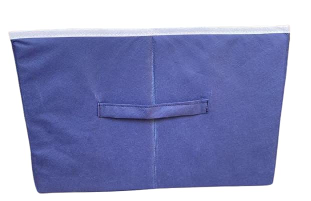 Special One Creation Special One Creation Wardrobe Organizer Non Woven Shirt Stacker and Foldable Storage Organiser for Clothes Organiser Shirt Stacker Organizer For Saree Pants Jeans Tshirt Blue Only 6 Pc  - Image 2