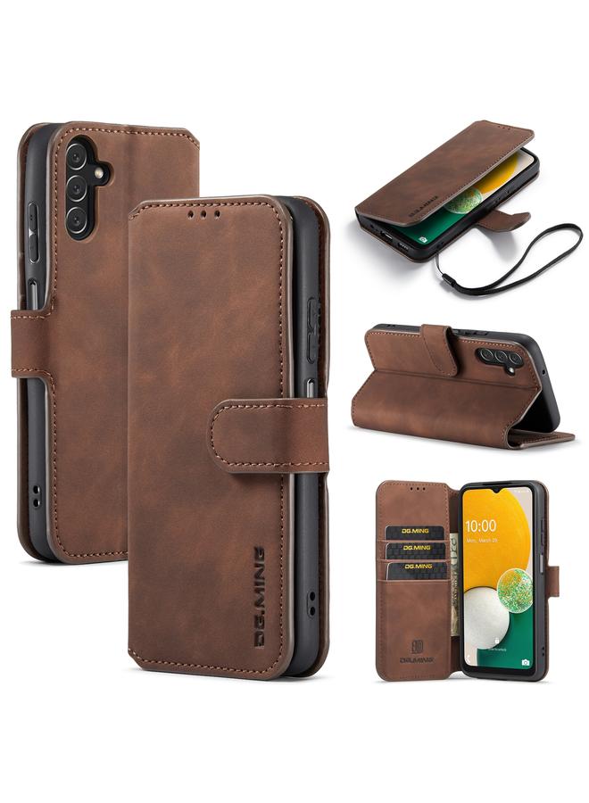 Dg Ming Case For Samsung Galaxy A13 5G Retro Oil Edge Flip Leather Phone Case - Image 1