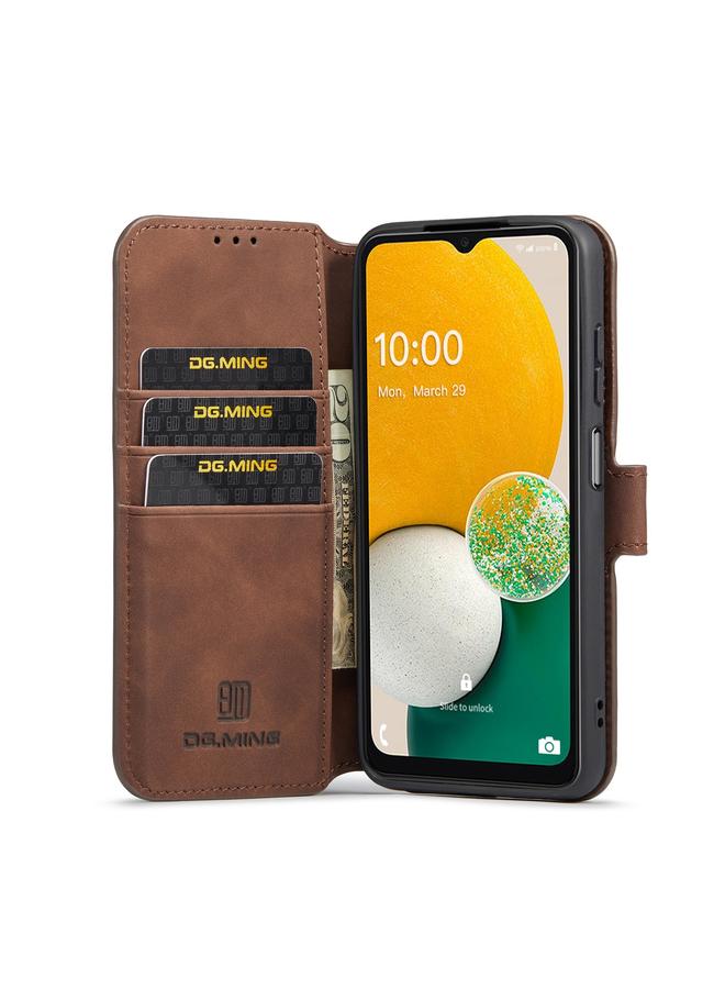 Dg Ming Case For Samsung Galaxy A13 5G Retro Oil Edge Flip Leather Phone Case - Image 4