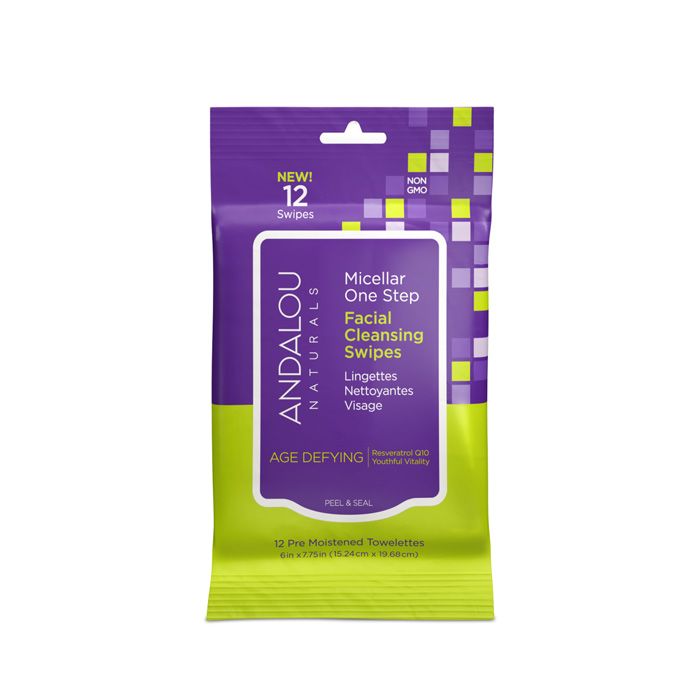 Andalou Age Defying Micellar Facial Swipes 12 Count
