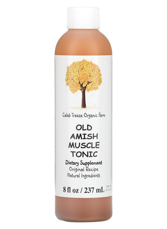 Caleb Treeze Organic Farm Old Amish Muscle Tonic 8 fl oz (237 ml) 