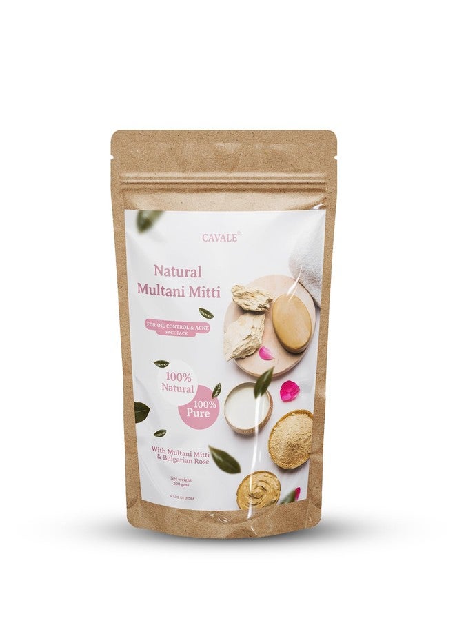 CAVALE Organic 100% Pure Multani Mitti Powder (Fuller's Earth) Skin Face Clays & Hair Care 300gm - Image 1