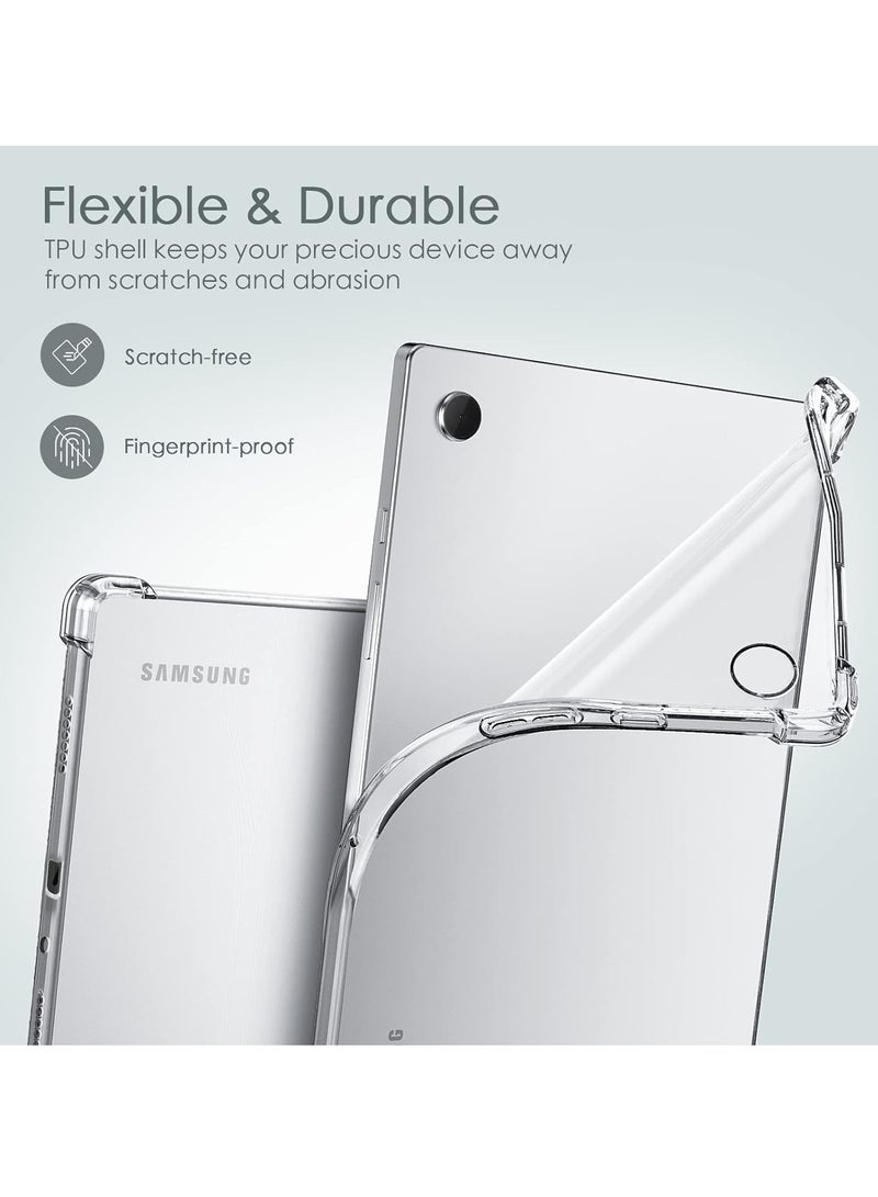 DUSALA Clear Case Cover for Samsung Galaxy Tab A9 Plus/A9+ 11 inch(SM-X210, SM-X215, SM-X216), Air Hybrid Slim Fit Shockproof Crystal TPU Protective Case. - Image 3