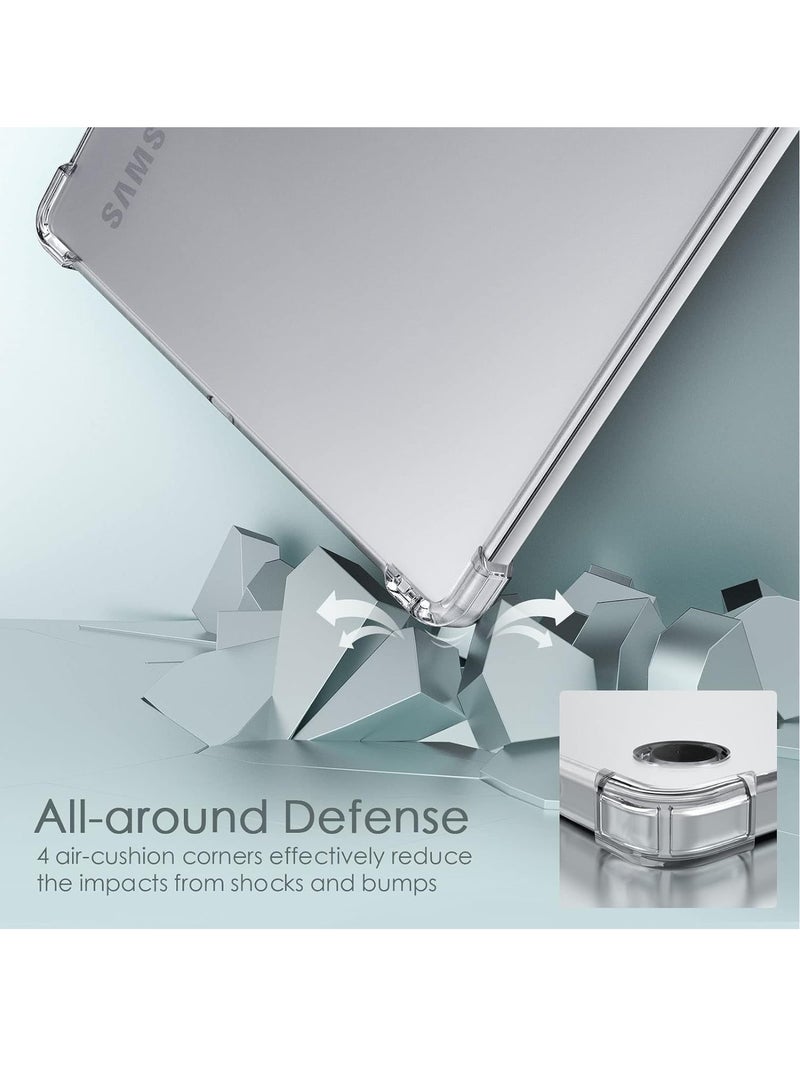 DUSALA Clear Case Cover for Samsung Galaxy Tab A9 Plus/A9+ 11 inch(SM-X210, SM-X215, SM-X216), Air Hybrid Slim Fit Shockproof Crystal TPU Protective Case. - Image 5