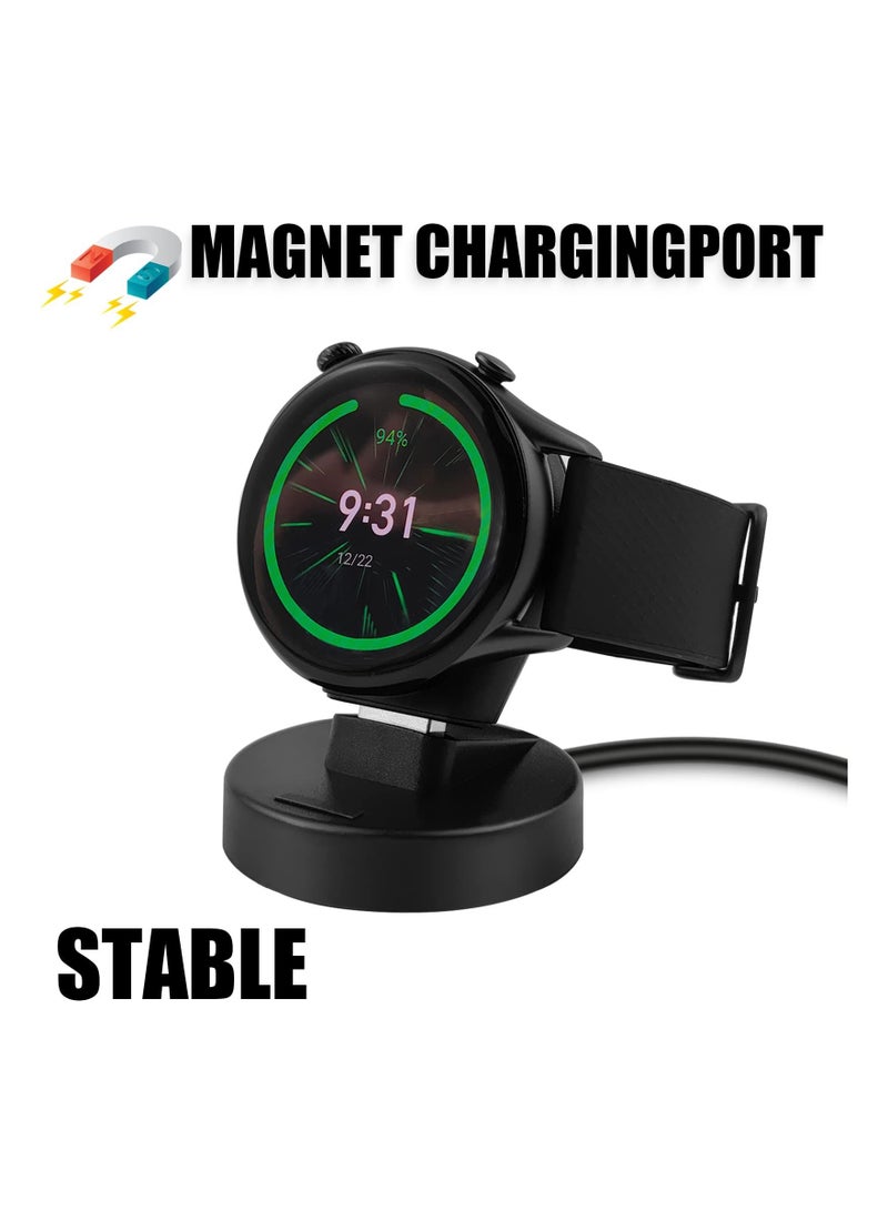 Y&D Replacement Charger Cable Compatible with Amazfit GTR 4, 3, 3 Pro, GTS 3,Portable Cordless Magnetic USB Dock,Charger Stand for Watch - Image 3