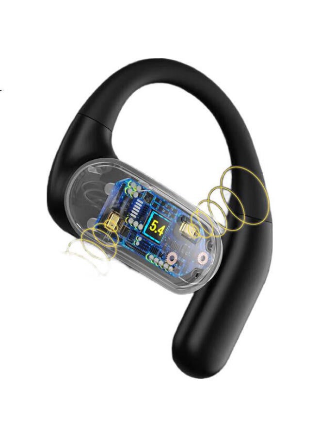 Newmine Ly56 Bluetooth Earhook Bone Conduction Concept Open-Ear Wireless Sports Running Noise Cancelling Earphone With Long Battery Life High Sound Quality For Huawei, Xiaomi, Apple, And More - Image 1