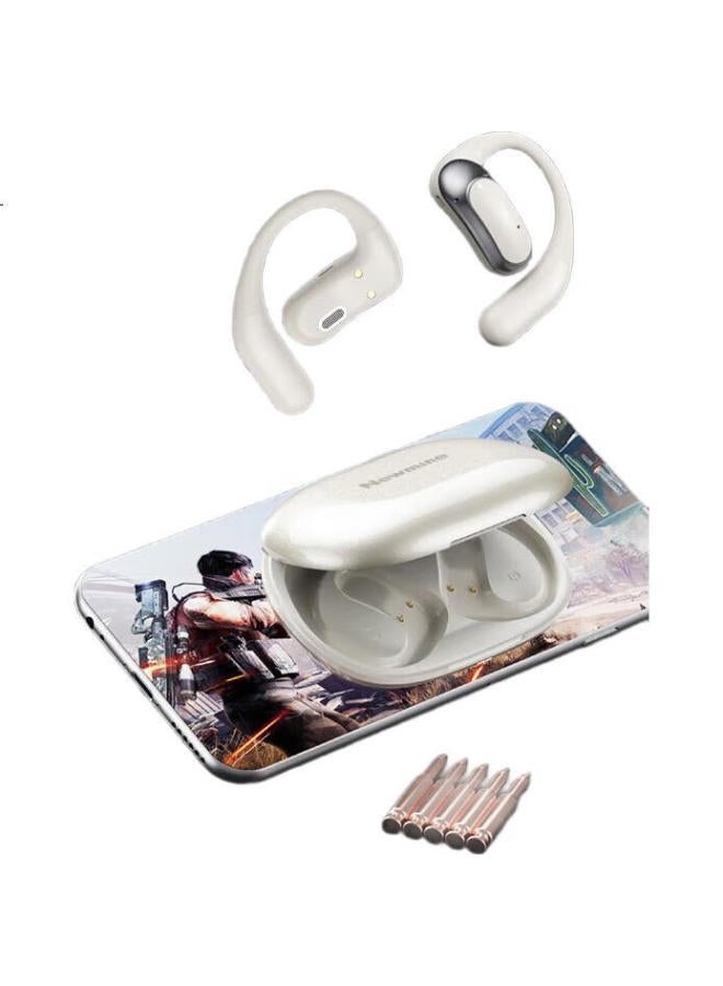 Newmine Ly56 Bluetooth Earhook Bone Conduction Concept Open-Ear Wireless Sports Running Noise Cancelling Earphone With Long Battery Life High Sound Quality For Huawei, Xiaomi, Apple, And More - Image 2