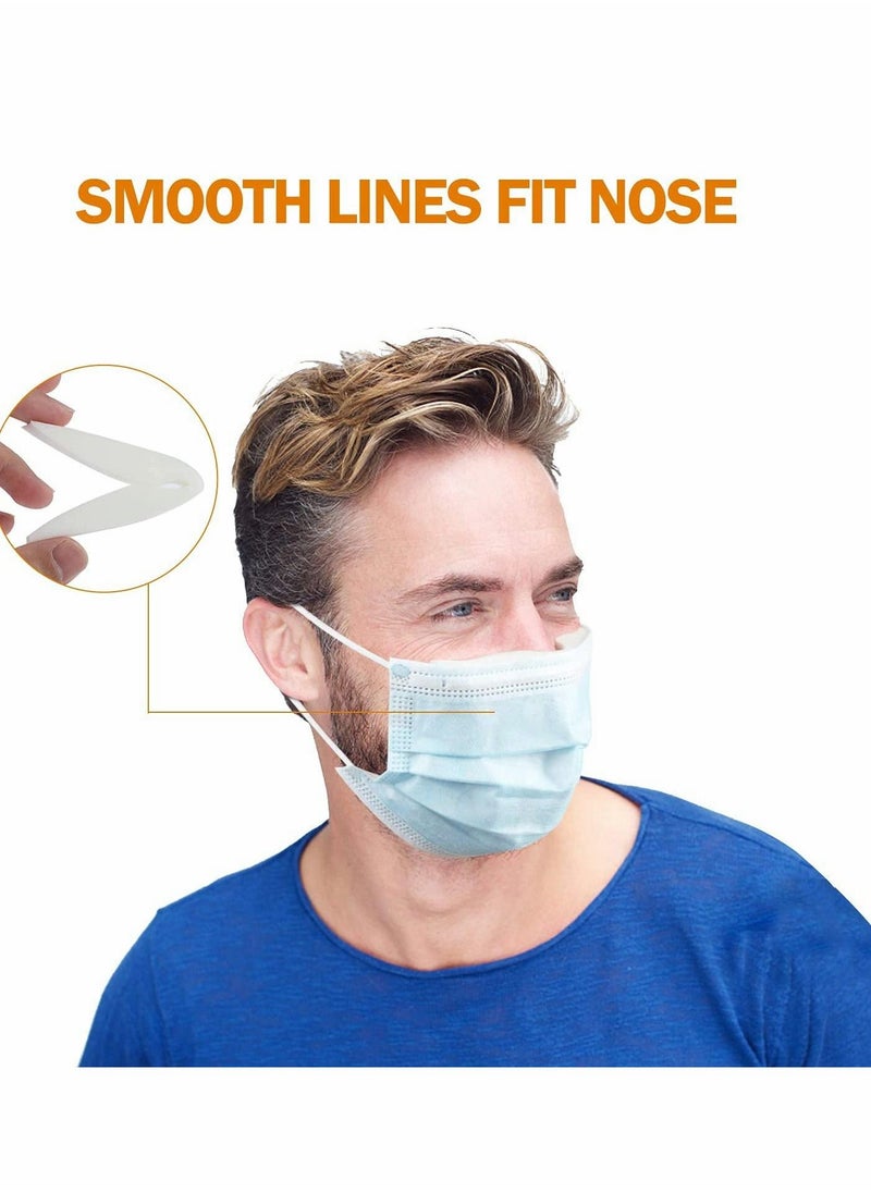 Excefore - Sponge Anti-Fog Nose Pad Sealing, Bridge Pad, Nose Pad Memory Foam Soft And Comfortable Nose Pad Self-Adhesive Protective Tape Suitable For Face Mask (80 PCS) - Image 1