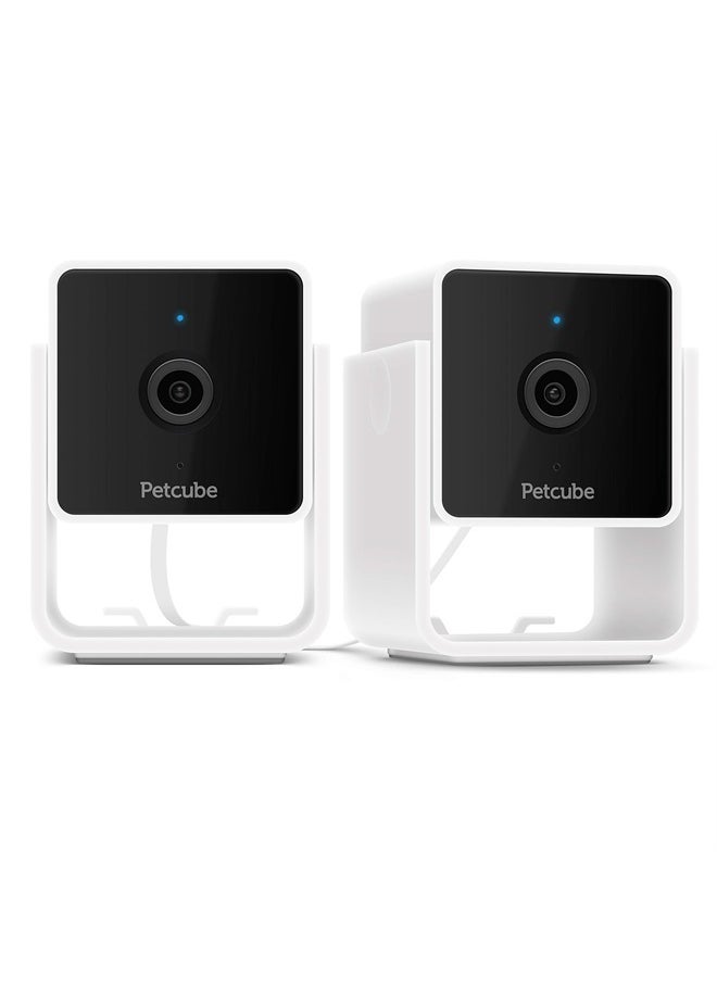 Petcube - Pack of 2 Cam Indoor Wi-Fi Pet and Security Camera with Phone App, Pet Monitor with 2-Way Audio and Video, Night Vision, 1080p HD Video and Smart Alerts for Ultimate Home Security (2 Pack) - Image 1
