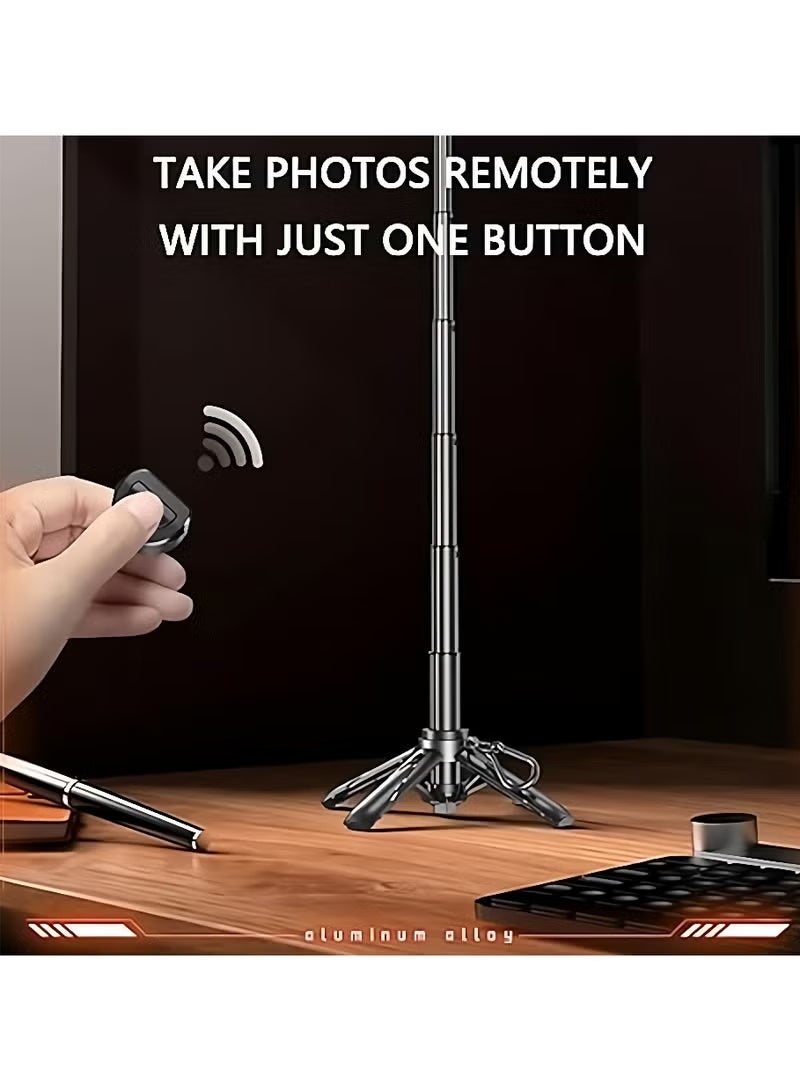 ZONBON 18.7 Inches(47.5cm) Magnetic 4-in-1 Selfie Stick – Compact & Portable Magsafe-Compatible Tripod with Detachable Bluetooth Remote, 360° Rotatable Phone Holder, for iPhone 12/13/14 and More - Image 5