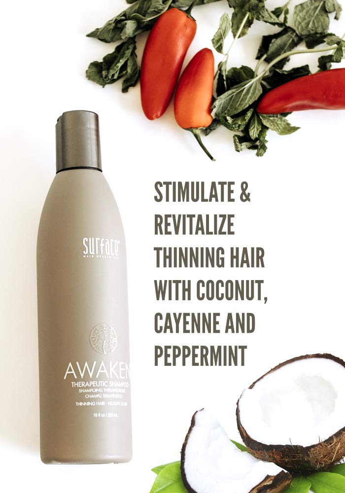 Surface Hair - Awaken Therapeutic Shampoo â€“ Natural Ingredients for Thinning Hair and a Healthy Scalp - 10 fl oz - Image 3