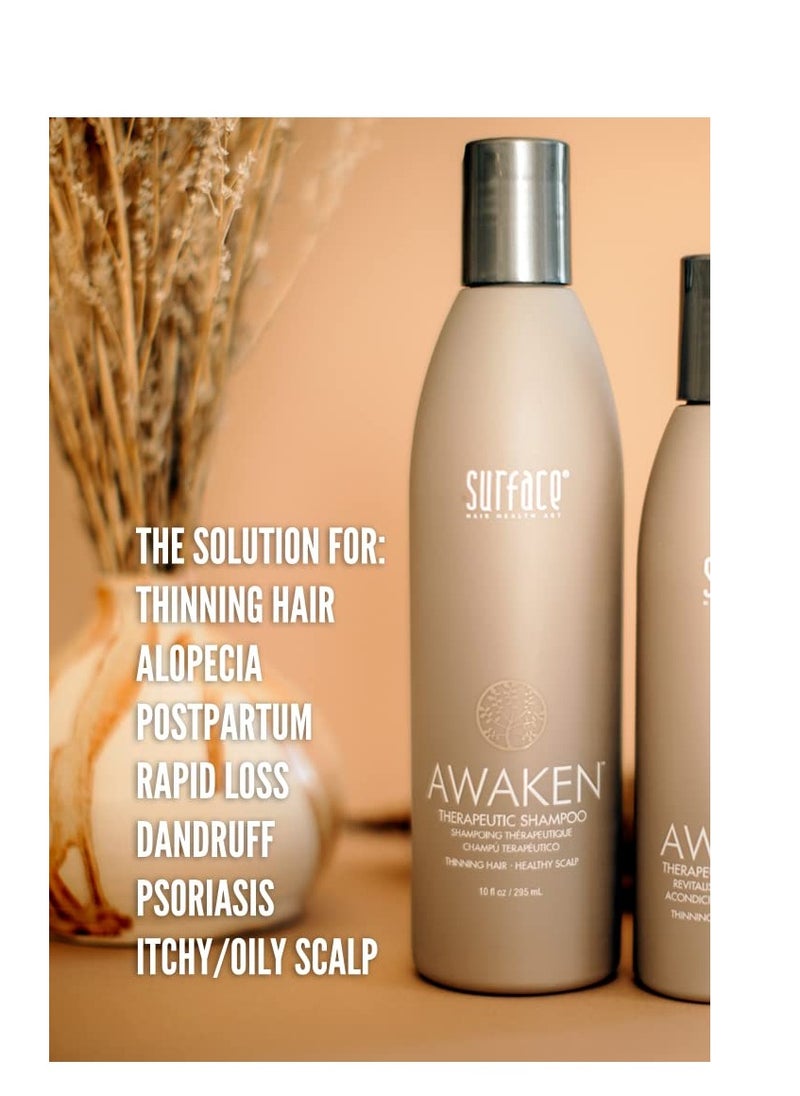 Surface - Surface Hair Healthy Scalp and Hair Thickening Shampoo - Proven Hydrating Shampoos for Women and Men - Organic Scalp Cleanser that Restores and Revitalizes, Treatment for Thinning Hair - Image 1