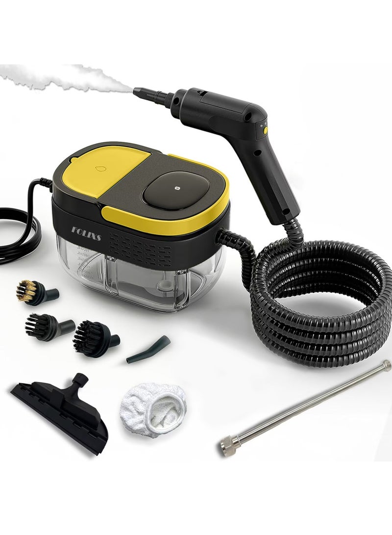 ايتي لايف منظف ​​بخاري محمول، جهاز بخاري مضغوط بقوة 2500 واط للتنظيف، جهاز بخاري متعدد الأغراض للمنزل، جهاز بخاري عالي الضغط 3 بار، منظف بخاري محمول للمطبخ والحمام والبلاط - Image 1