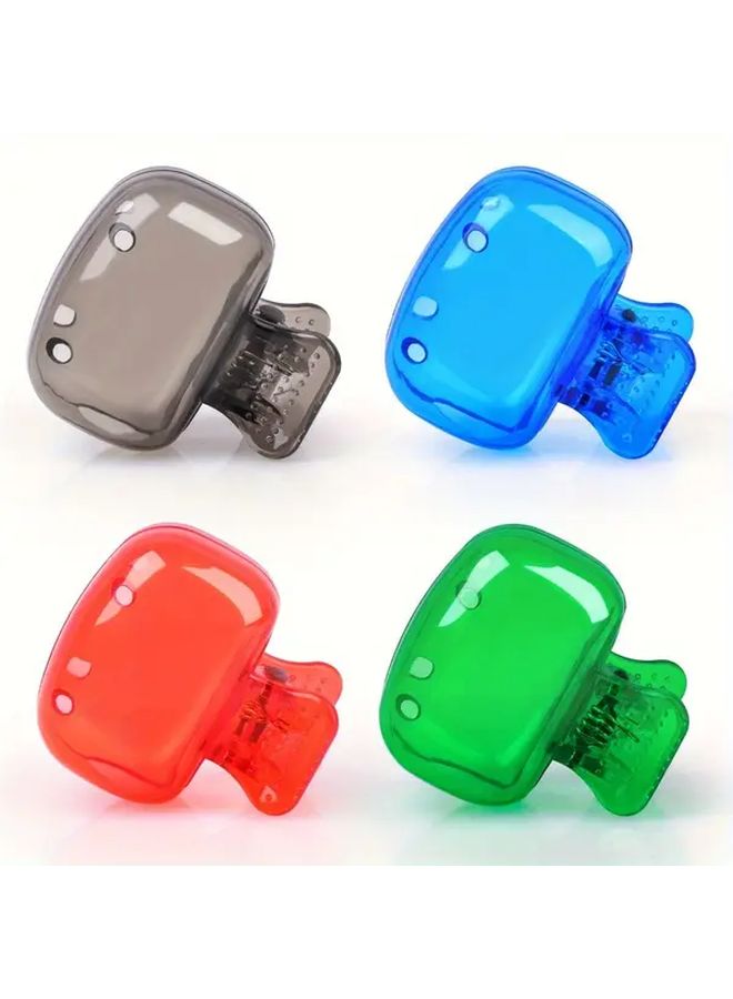 8 Color Random Toothbrush Storage Clips Set Of 8 Portable Travel Protection Case Holder - Image 2