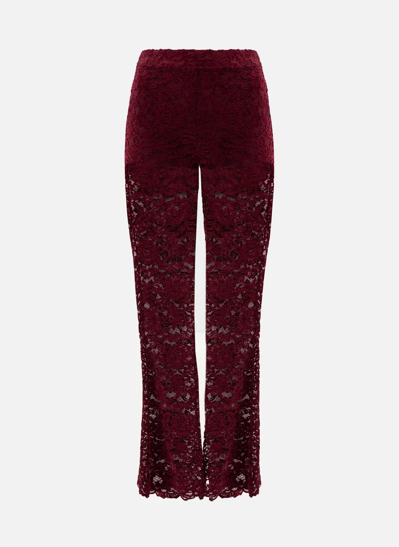 Lichi  Guipure trousers with monochrome shorts for Women | Best Price UAE