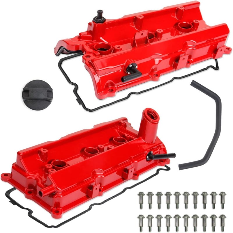 MILIPARTS Valve Cover Set Left and Right Compatible with Nissan 350Z 20032008 Infiniti G35 20032007 FX35 20032008 M35 20062008 35L 13264AM600 13264AM610
