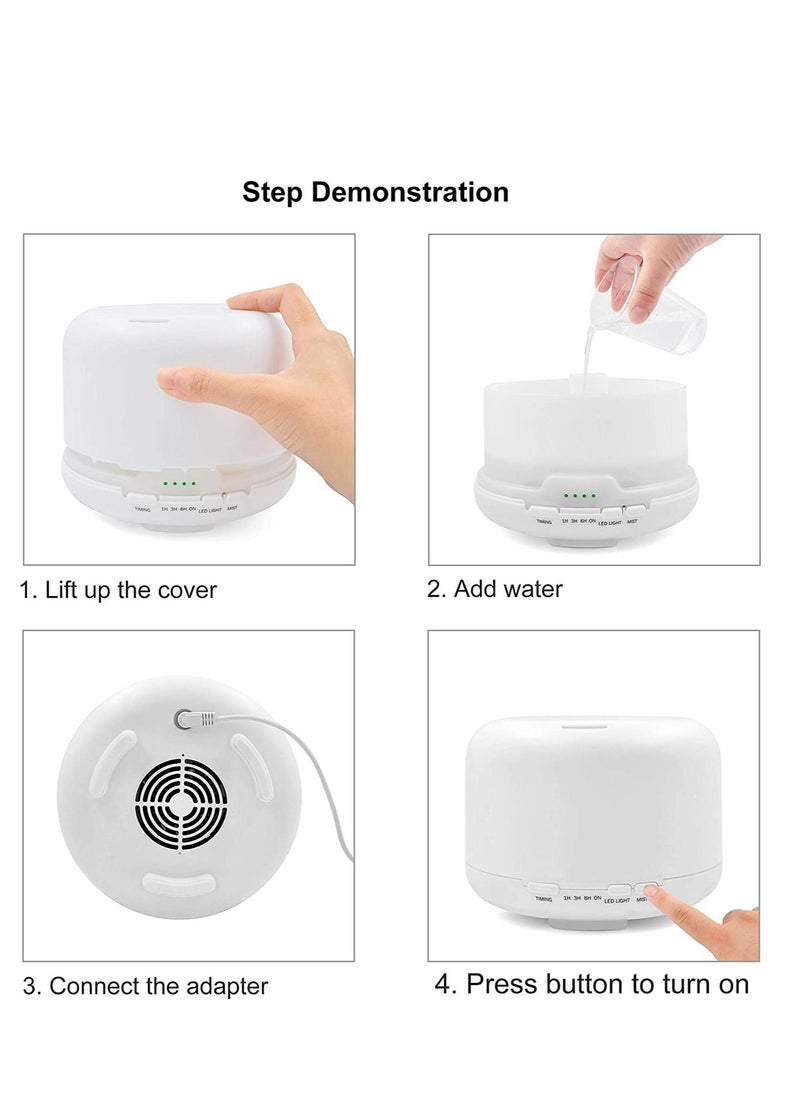 Mi VAZA - Ultrasonic Air Humidifier Essential Oil Diffuser With 7-Colour LED Lights Aromatherapy Humidifier - Image 1