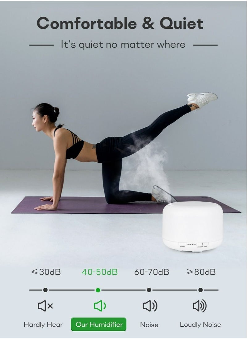 Mi VAZA - Ultrasonic Air Humidifier Essential Oil Diffuser With 7-Colour LED Lights Aromatherapy Humidifier - Image 1