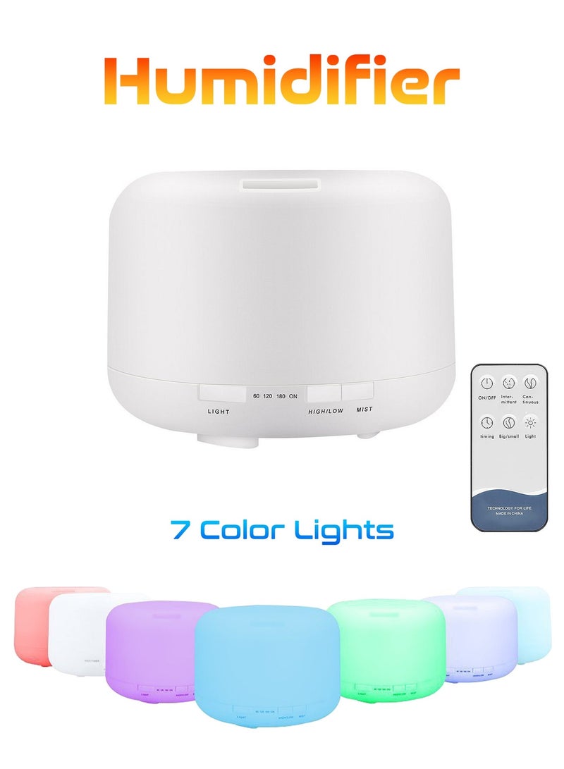 Mi VAZA Air Humidifier - 7-color Ambient Light - Timer Function - Large Capacity Essential Oil Diffuser - Moisturizing Machine - Fragrance Diffuser - Remote Control - Image 1
