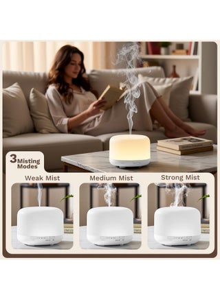 Air Humidifier - 7-color Ambient Light - Timer Function - Large Capacity Essential Oil Diffuser - Moisturizing Machine - Fragrance Diffuser - Remote Control - view 2