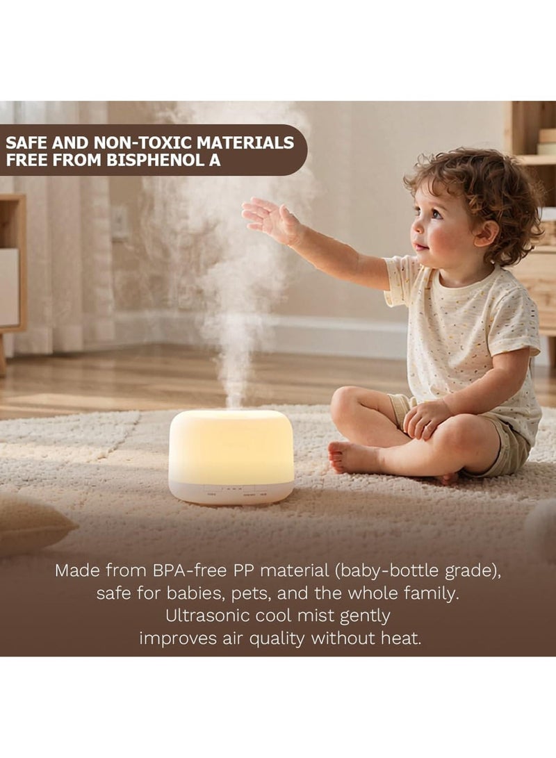 Mi VAZA Air Humidifier - 7-color Ambient Light - Timer Function - Large Capacity Essential Oil Diffuser - Moisturizing Machine - Fragrance Diffuser - Remote Control - Image 4