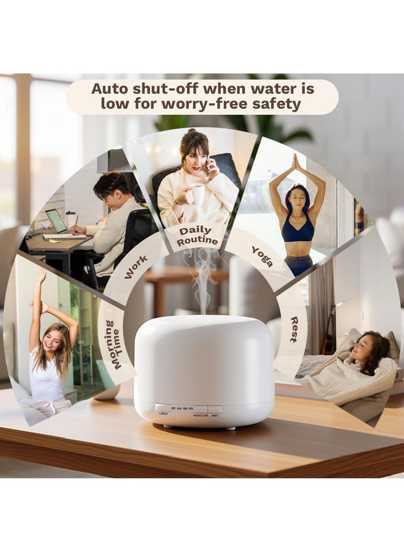 Mi VAZA Air Humidifier - 7-color Ambient Light - Timer Function - Large Capacity Essential Oil Diffuser - Moisturizing Machine - Fragrance Diffuser - Remote Control - Image 5